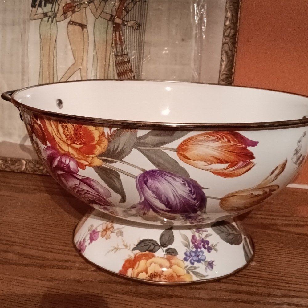 MacKenzie child's Flower Market everything bowl